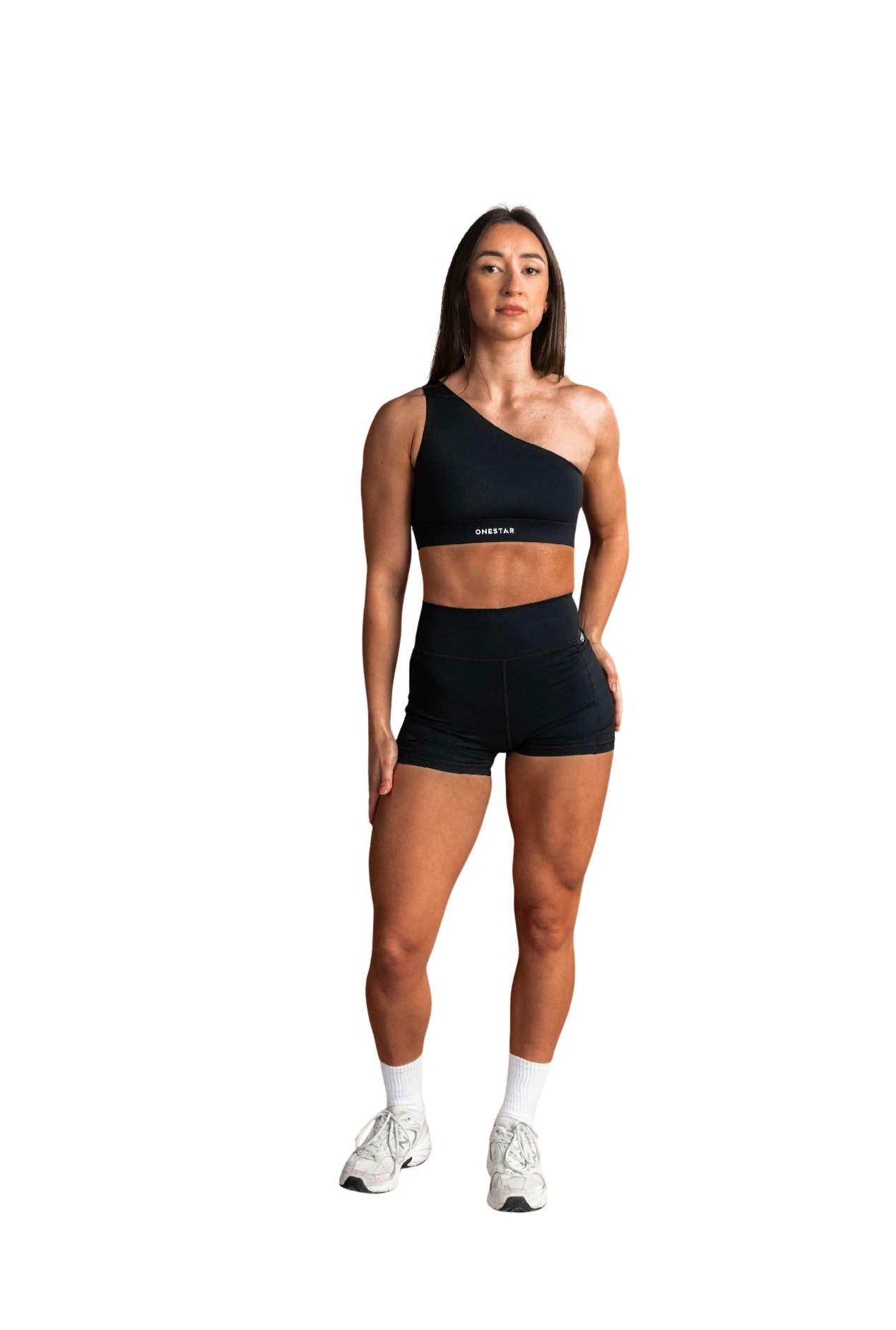 Force Faux One Shoulder Sports Bra