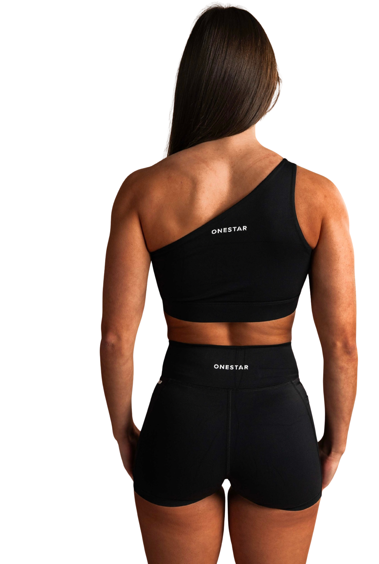 Force Faux One Shoulder Sports Bra