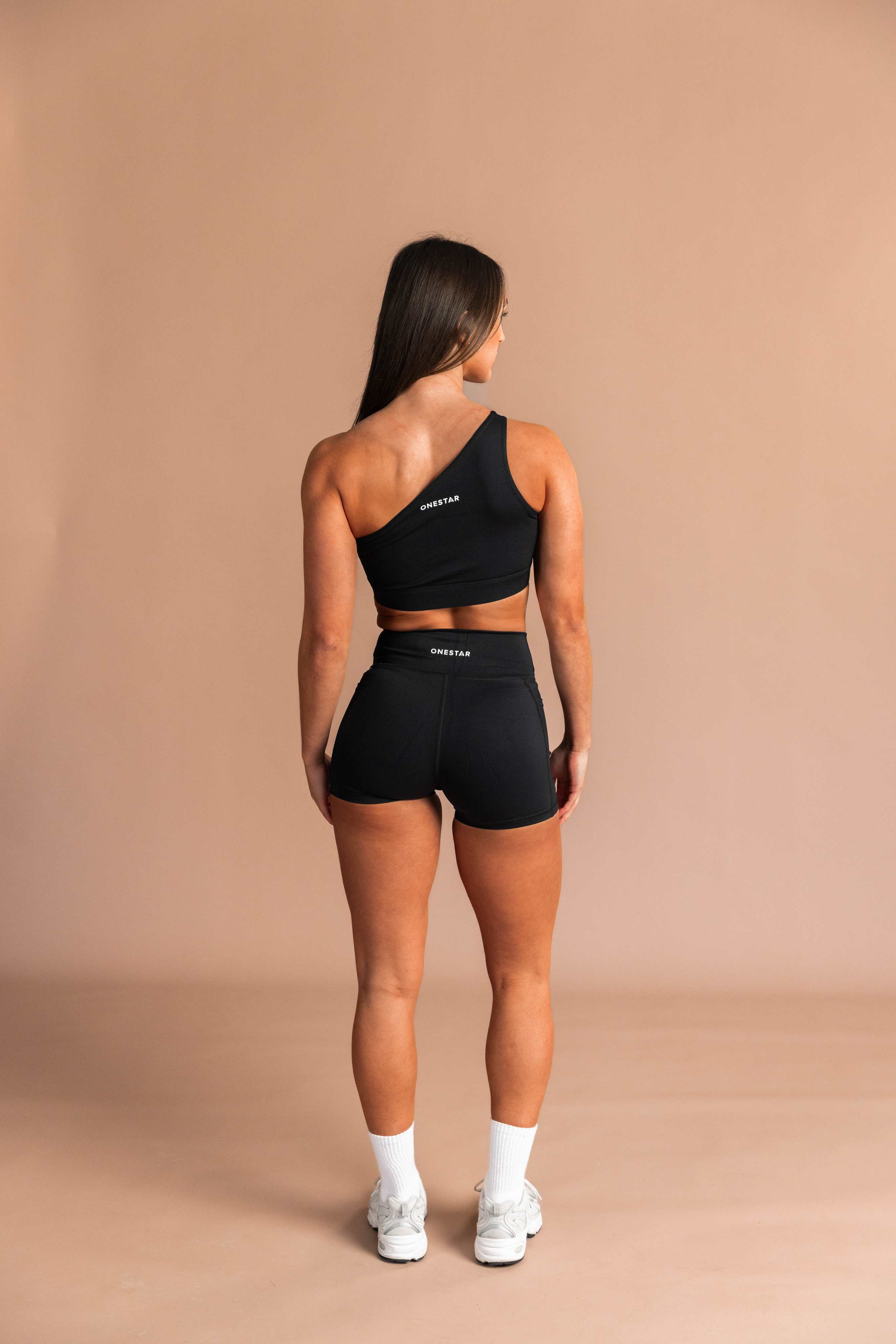 Force Faux One Shoulder Sports Bra